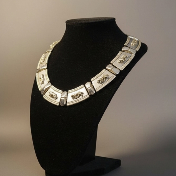 Vintage Gold Panther Choker Runway Safari Collar - Picture 2 of 7